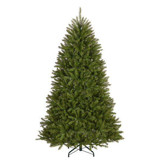 National Tree Company 6 ft Unlit Dunhill Fir Artificial Full Christmas Tree, 1,430 Tips, Includes Stand, Green