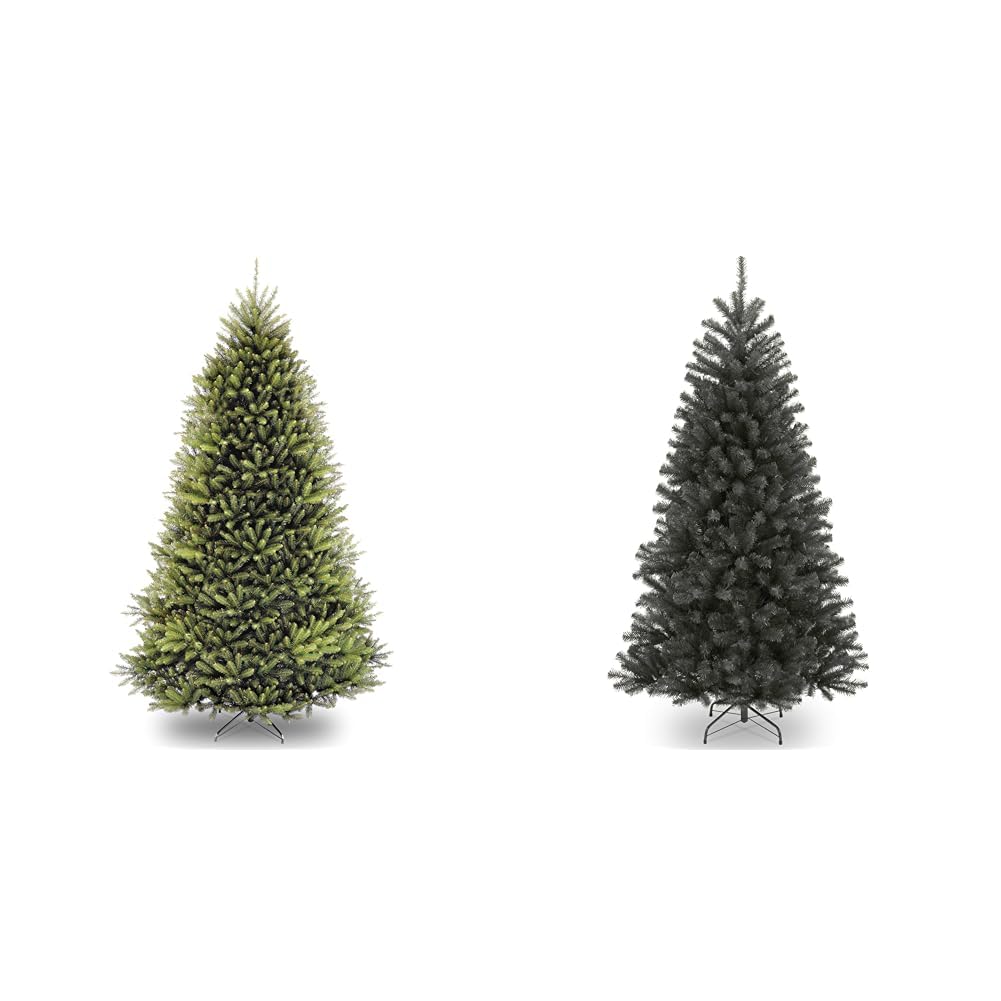 National Tree Company 6 ft Unlit Dunhill Fir Artificial Full Christmas Tree, 1,430 Tips, Includes Stand, Green