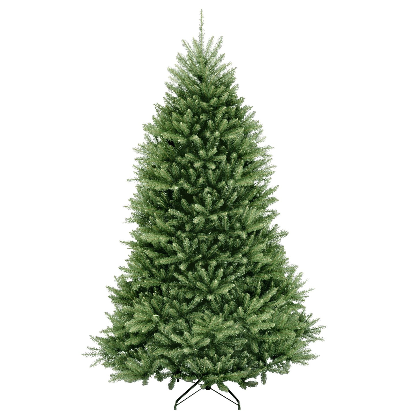 National Tree Company 6 ft Unlit Dunhill Fir Artificial Full Christmas Tree, 1,430 Tips, Includes Stand, Green