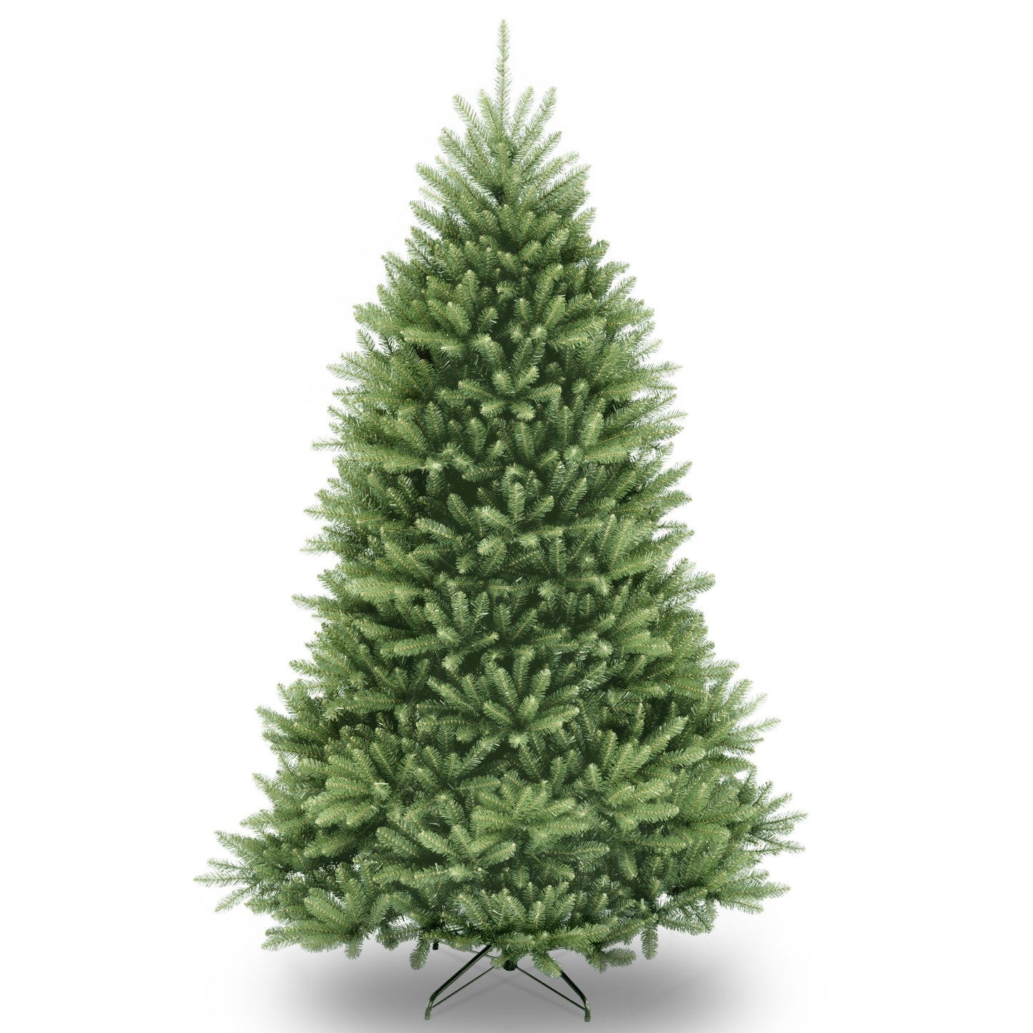 National Tree Company 6 ft Unlit Dunhill Fir Artificial Full Christmas Tree, 1,430 Tips, Includes Stand, Green