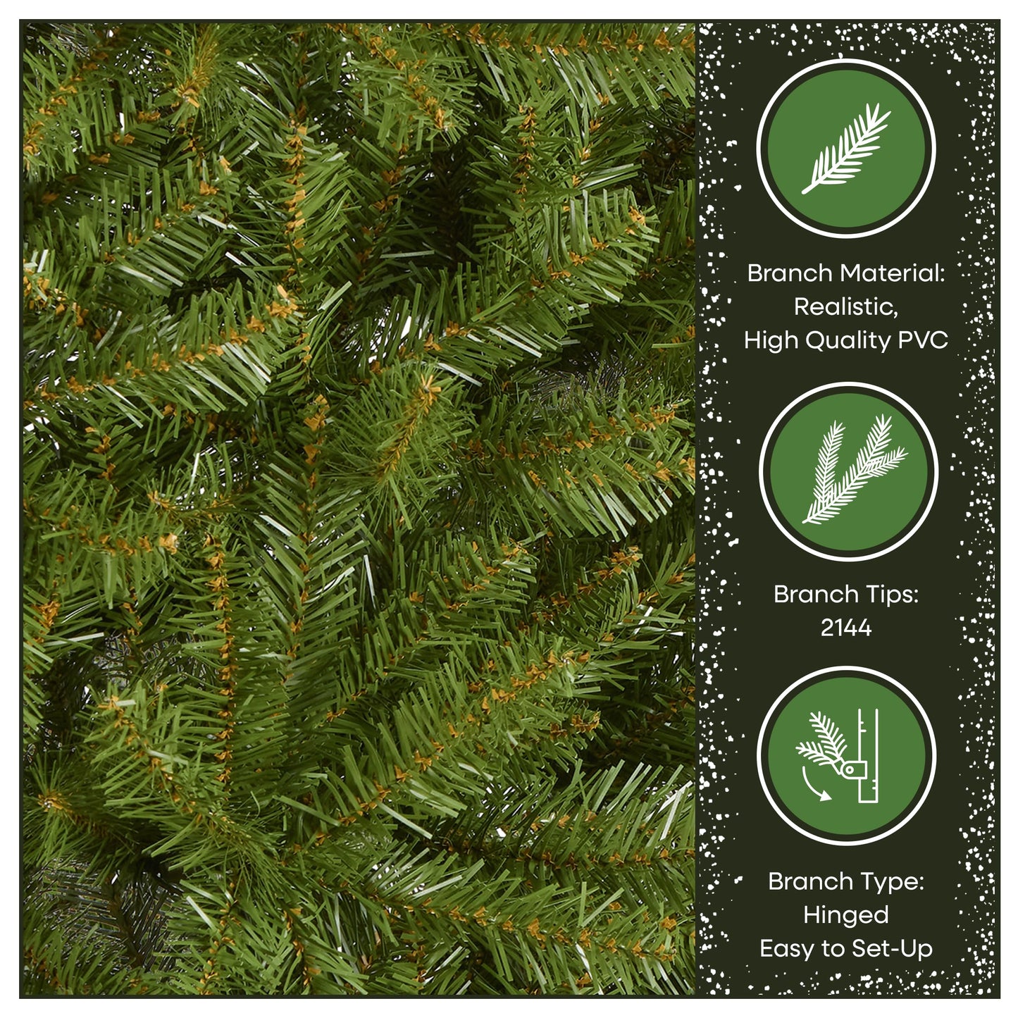 National Tree Company 6 ft Unlit Dunhill Fir Artificial Full Christmas Tree, 1,430 Tips, Includes Stand, Green