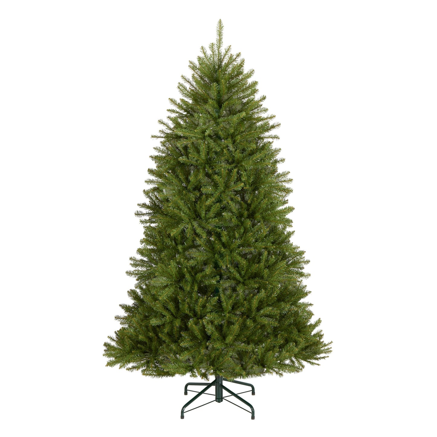 National Tree Company 6 ft Unlit Dunhill Fir Artificial Full Christmas Tree, 1,430 Tips, Includes Stand, Green