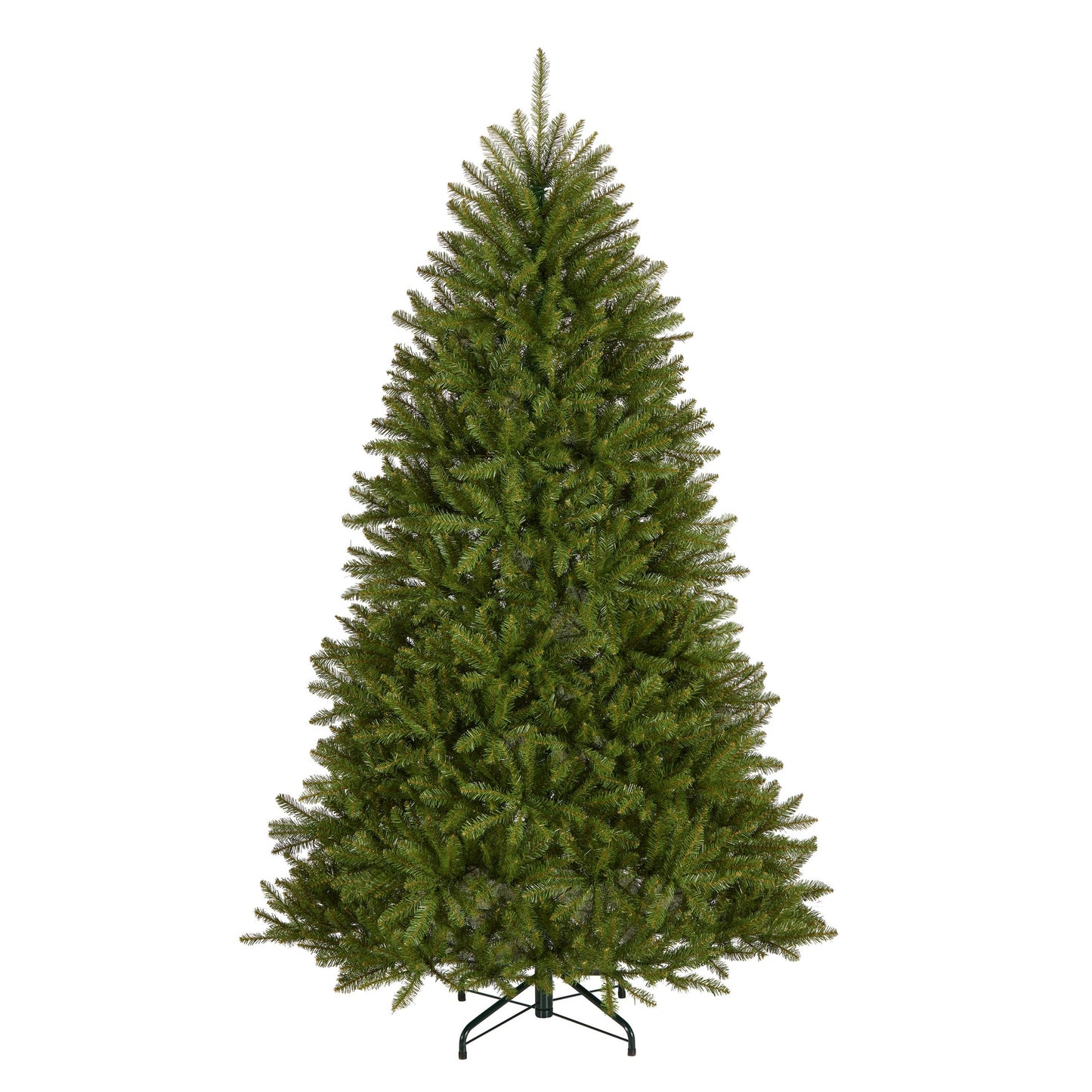 National Tree Company 6 ft Unlit Dunhill Fir Artificial Full Christmas Tree, 1,430 Tips, Includes Stand, Green